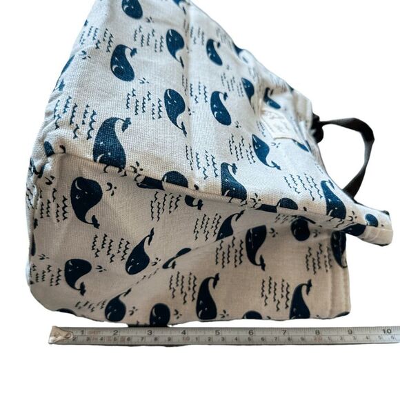 Brand New Canvas Insulated Compact Reusable Tote Cooler Lunch Bag with Handles - Picture 6 of 7